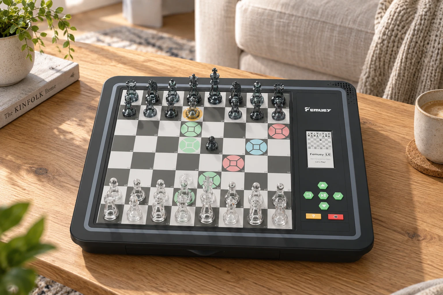 FEMUEY L6 Pro — At home with chess